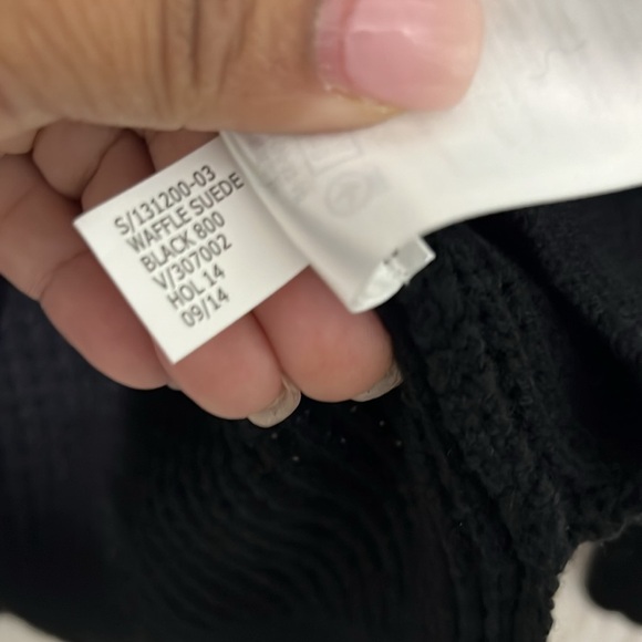 Banana Republic Mock Neck Sweater w/ Suede Pockets size S Small - Picture 6 of 7